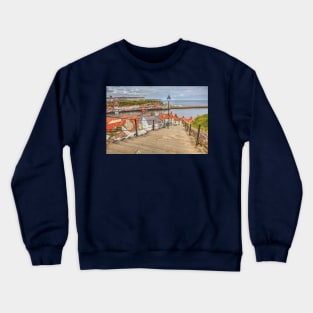 199 Steps From Whitby Abbey Crewneck Sweatshirt